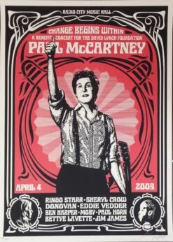 OBEY Change Begins Within - Paul McCartney