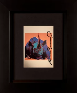 Black Rhinoceros - Invitation Card