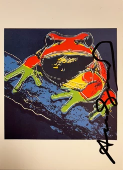 Pine Barrens Tree Frog - Invitation Card -DEODATO Saldi andy warhol pine barens tree frog 1983 silkscreen 11x15cm 1
