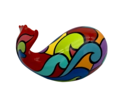 Rolling Red - Whale Pop, Size M