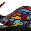 Tigris (Black Lines) - Whale Pop, Size L -DEODATO Saldi arnaud whale pop sizem cappi mixed media 62x33x38cm 600x72dpi 2
