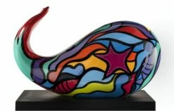 Tigris (Black Lines) - Whale Pop, Size L