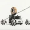 Chocolate Donuts -DEODATO Saldi banksy donuts chocolate 56x76 2000dpi