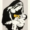 Toxic Mary 2 Toxic Mary -DEODATO Saldi banksy toxic mary serigrafia su carta 70x50cm
