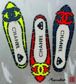 Chanel Shoes MicroPop SuperFlat Silver