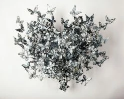 My Heart Is All A Flutter (B&W) Mini