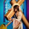 VI: Veronica Wipes Jesus’ Face 2 VI: Veronica Wipes Jesus’ Face -DEODATO Saldi david lachapelle vi veronica wipes jesus face