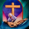XIII: He Is Taken Down From The Cross -DEODATO Saldi david lachapelle xiii he is taken down from the cross 1