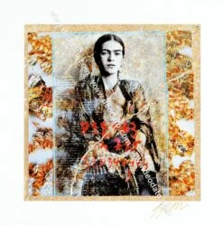 Frida -DEODATO Saldi grittini giuliano frida tecnica mista su carta 22x22cm mg 0252 2019 2000x72dpi 1