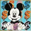 Mickey Dollars -DEODATO Saldi grittini giuliano mickey dollars tecnica mista su carta 22x22cm mg 0232 2019 2000x72dpi