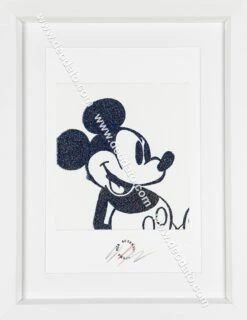 Mickey Mouse -DEODATO Saldi grittini giuliano mickey mouse serigrafia su carta con aggiunta di glitter 30x25cm mg 0298 2019 2000x72dpi 1