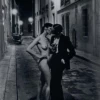 Rue Aubriot, Fashion Model And Nude Kissing, Paris, 1975 -DEODATO Saldi helmut newton rue aubriot fashion model and nude