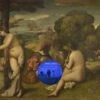 Gazing Ball - Titian Pastoral Concert -DEODATO Saldi jeff koons gazing ball titian pastoral concert 2021 600
