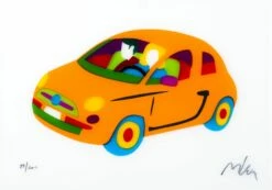 Fiat 500 Fluo (Arancione)