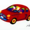 Fiat 500 Fluo (Rossa) -DEODATO Saldi lodola marco fiat 500 fluo rosso sericollage pvc 40x50cm mg 7984 300dpi