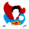 Superman -DEODATO Saldi lodola marco superman sericollage pvc 40x40cm mg 8207 300dpi
