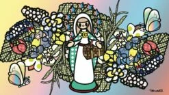 Maddonna With Flowers