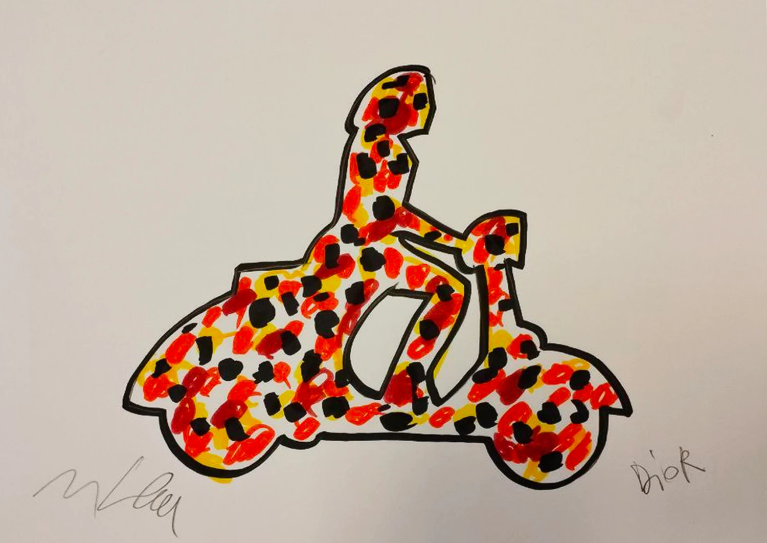 Bozzetto Progetto Dior (Vespa)