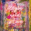 All You Need Is Love -DEODATO Saldi mr brainwash all you need is love 85x75cm neb205 on