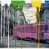 Tram Milan - Pink -DEODATO Saldi mr brainwash tram milano