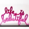 Life Is Beautiful - Hard Candy Magenta 1 Life Is Beautiful - Hard Candy Magenta -DEODATO Saldi mr.brainwash life is beautiful hard candy fucsia tecnica mista 44x39cm mg 8607 2000x72dpi