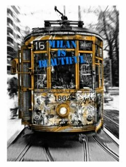 Tram Milan Is Beautiful - Blue