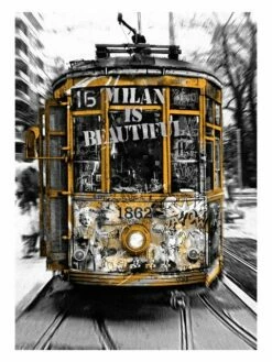 Tram Milan Is Beautiful - Silver