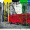 Tram Milan - Red -DEODATO Saldi mr.brainwash tram edition red