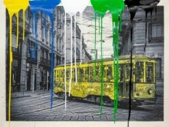 Tram Milan - Yellow