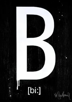 B