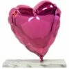 Balloon Heart - Chrome Pink