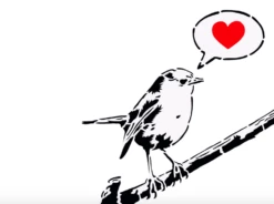 Free As A Bird - Serigrafia Polimaterica