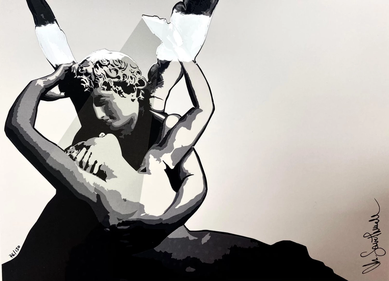 Love Me Or Like Me - Serigrafia Polimaterica 4 Love Me Or Like Me - Serigrafia Polimaterica - immagine 2