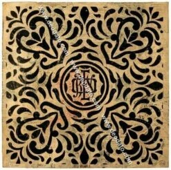 OBEY Monogram Pattern Black