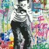 Smile -DEODATO Saldi p110716 mr.brainwash smile 30x22 1