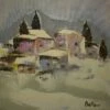 Paesaggio D'Inverno -DEODATO Saldi paesaggio d inverno 30x30cm 4