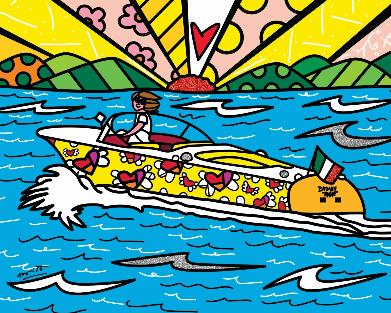 Iseo Lake - Serigrafia 3 Iseo Lake - Serigrafia