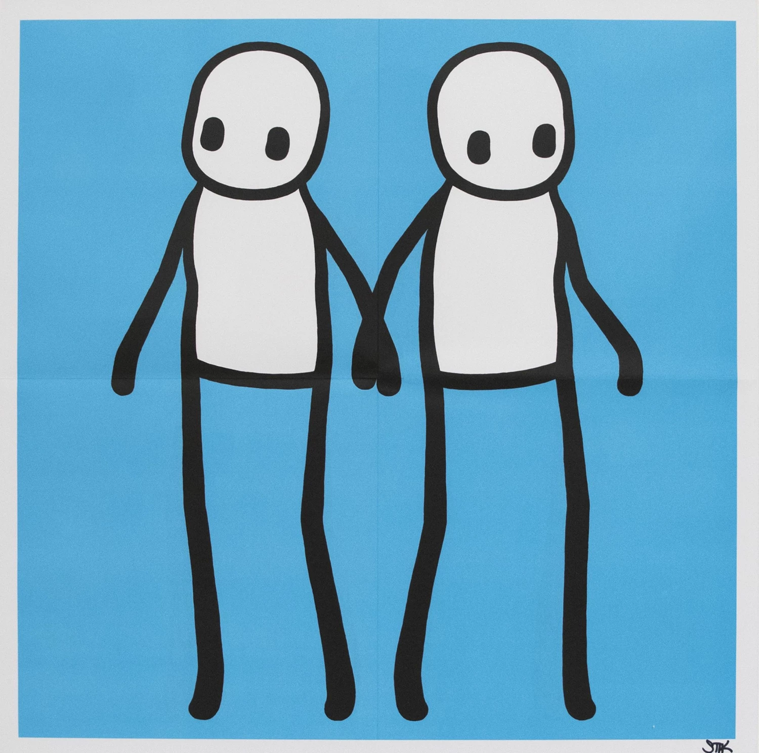 Holding Hands (Blue)