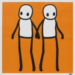 Holding Hands (Orange)