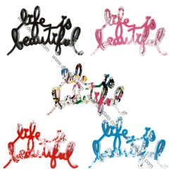 Life Is Beautiful - Set Completo -DEODATO Saldi testo segnaposto