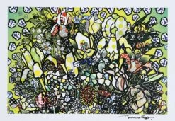 Detail 3 Of Flowers 2 After Jan Brueghel Elder With Aspirina, Barilla, Baci, Calippo, Cola, Louis Vuitton, Motta, Tm, Visa And Maddonna