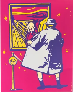 The Scream - Pink Purple