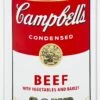 Campbell's Soup - Beef Soup - This Is Not By Me -DEODATO Saldi warhol beef soup mixed media on canva 100x70cm mg 8112 2000x72dpi
