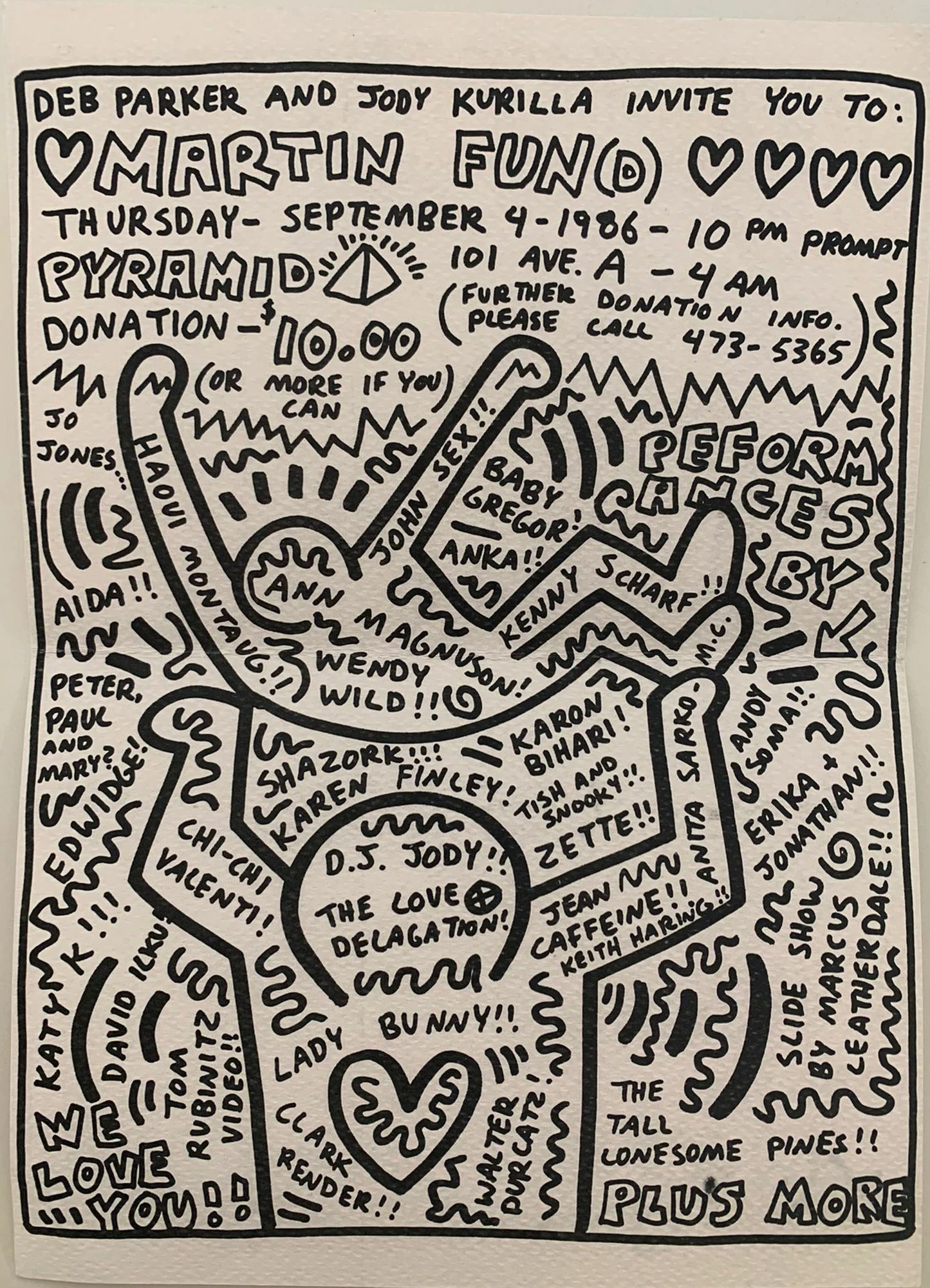 Warhol X Haring - Invitation Card 3 Warhol X Haring - Invitation Card