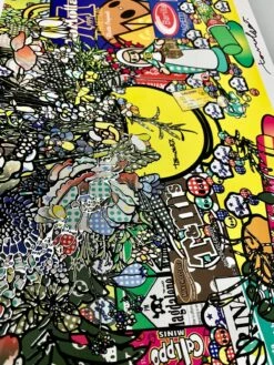 Detail 2 Of Flowers 2 After Jan Brueghel Elder With Aspirina, Barilla, Baci, Calippo, Cola, Louis Vuitton, Motta, Tm, Visa And Maddonna (INSERTI NERO LUCIDO) -DEODATO Saldi whatsapp image 2018 10 09 at 17.55.17 1